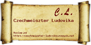 Czechmeiszter Ludovika névjegykártya